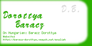 dorottya baracz business card